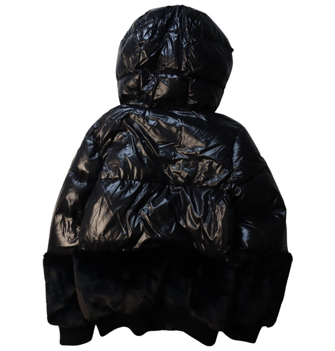 A Black Puffer/Quilted Coats & Outerwear from Moncler in size 12Y for girl. (Back View)