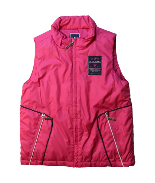 A Pink Outerwear Vests from Nicholas & Bears in size 4T for girl. (Front View)