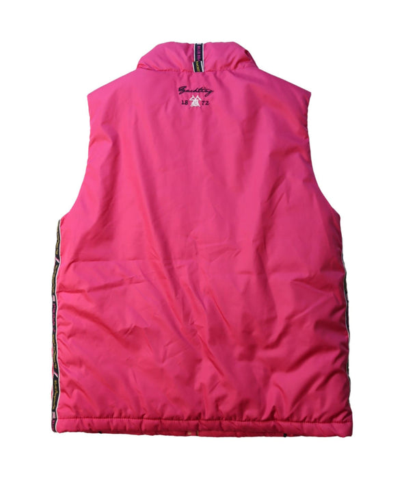 A Pink Outerwear Vests from Nicholas & Bears in size 4T for girl. (Back View)