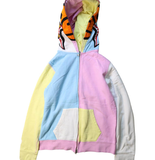 A Multicolour Zippered Sweatshirts from Bape by A Bathing Ape in size 13Y for girl. (Front View)