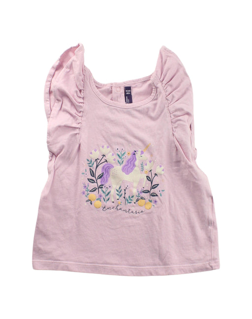A Purple Short Sleeve Tops from Sergent Major in size 4T for girl. (Front View)