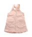 A Pink Overall Dresses from Monsoon in size 4T for girl. (Back View)