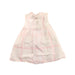 A White Sleeveless Dresses from Burberry in size 6-12M for girl. (Front View)