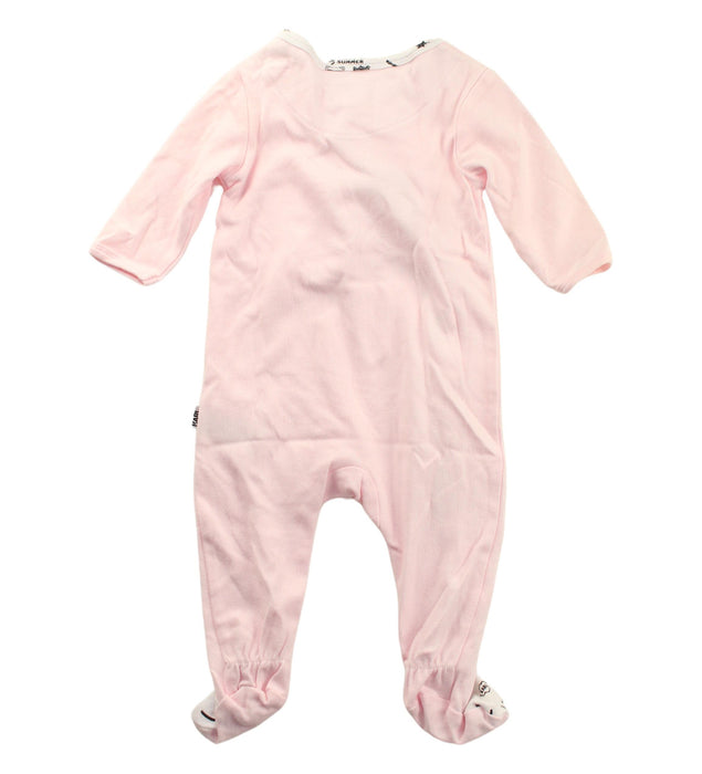A Pink Onesies from Karl Lagerfeld in size 0-3M for girl. (Back View)