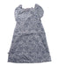 A Blue Short Sleeve Dresses from and the little dog laughed in size 4T for girl. (Back View)