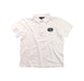A White Short Sleeve Polos from Armani in size 10Y for boy. (Front View)