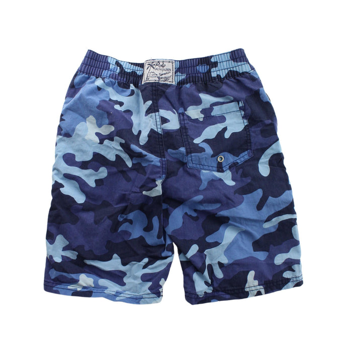 A Blue Swim Shorts from Polo Ralph Lauren in size 8Y for boy. (Back View)