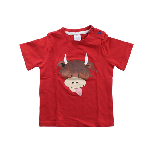 A Red Short Sleeve T Shirts from Blade & Rose in size 6-12M for boy. (Front View)