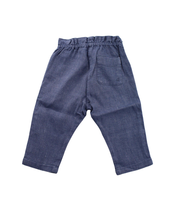 A Blue Casual Pants from Bonpoint in size 6-12M for boy. (Back View)