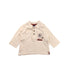 A White Long Sleeve Polos from Sergent Major in size 6-12M for boy. (Front View)