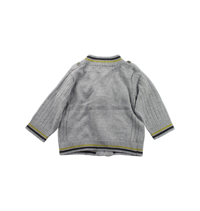 A Grey Knit Sweaters from Sergent Major in size 3-6M for boy. (Back View)