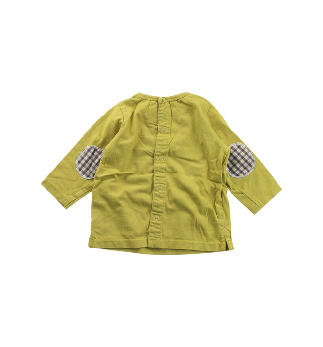 A Green Long Sleeve Tops from Sergent Major in size 3-6M for boy. (Back View)