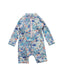 A Blue Swimsuits from Mamas & Papas in size 6-12M for boy. (Front View)