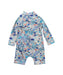 A Blue Swimsuits from Mamas & Papas in size 6-12M for boy. (Back View)