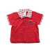 A Red Shorts Sets from Tutto Piccolo in size 3-6M for boy. (Front View)