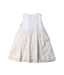 A White Sleeveless Dresses from Jim Thompson in size 3T for girl. (Back View)