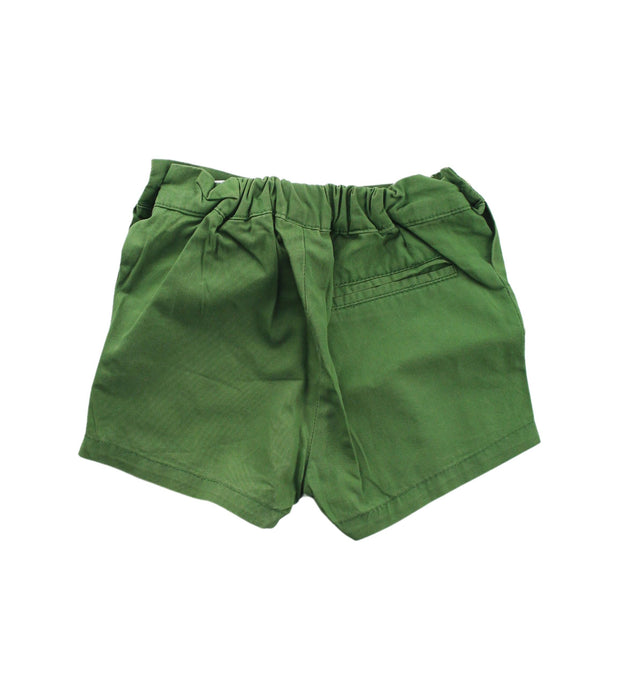 A Green Shorts from Dadati in size 6-12M for girl. (Back View)