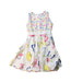 A Multicolour Sleeveless Dresses from Monnalisa in size 3T for girl. (Front View)