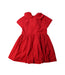 A Red Short Sleeve Dresses from Jacadi in size 4T for girl. (Back View)