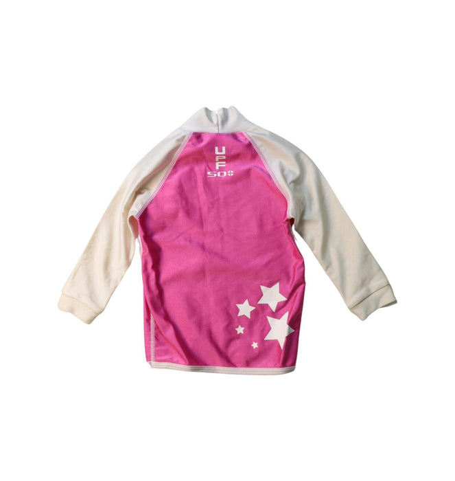 A Pink Rash Guards from TYR in size 2T for girl. (Back View)