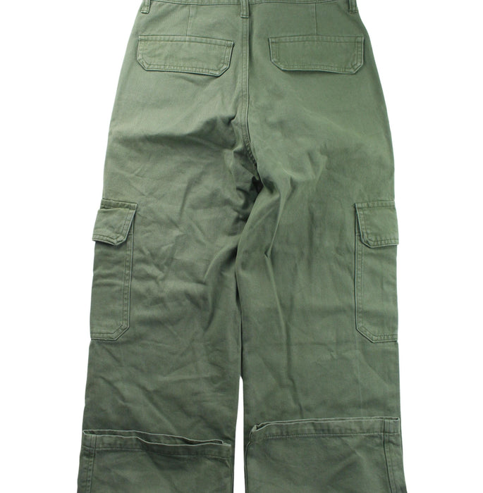 A Green Casual Pants from Seed in size 12Y for boy. (Back View)