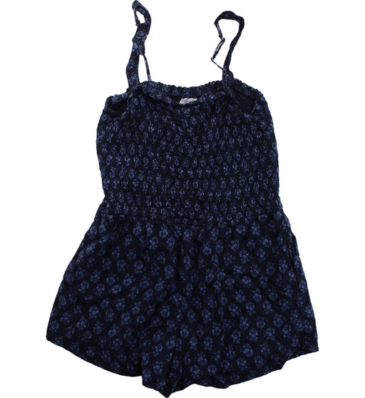 A Blue Sleeveless Rompers from Abercrombie & Fitch in size 11Y for girl. (Front View)
