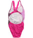 A Pink Swimsuits from Speedo in size 14Y for girl. (Back View)