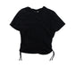 A Black Short Sleeve Tops from Seed in size 14Y for girl. (Front View)