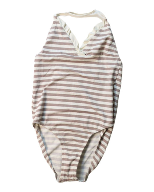 A Ivory Swimsuits from Melissa Odabash in size 6T for girl. (Front View)