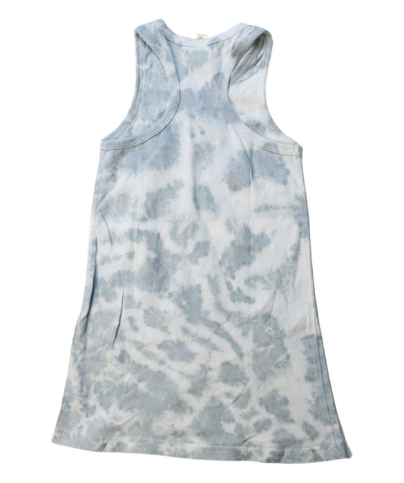A Grey Sleeveless Dresses from Rococo in size 3T for girl. (Back View)