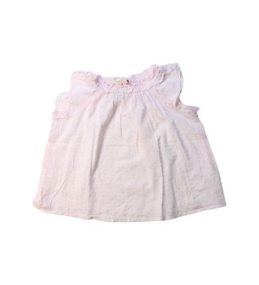 A Pink Sleeveless Tops from Bonpoint in size 3T for girl. (Front View)