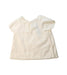 A Ivory Short Sleeve Tops from Jacadi in size 4T for girl. (Back View)