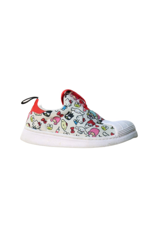 A Multicolour Sneakers from Adidas in size 5T for girl. (Front View)