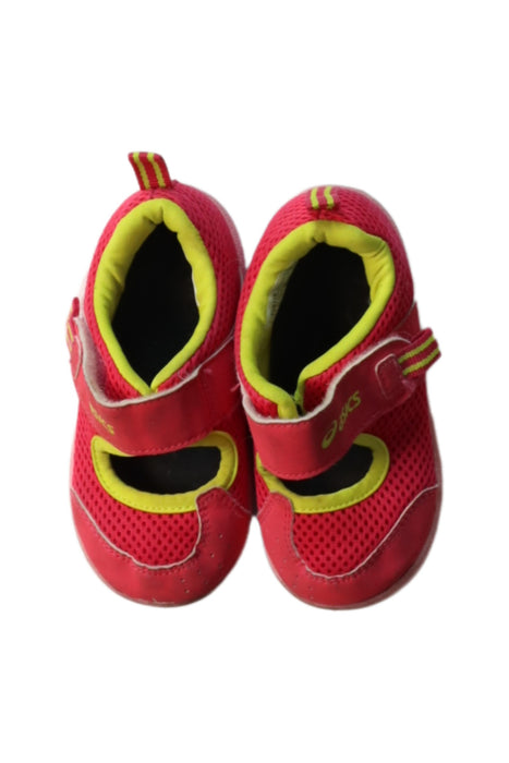 A Pink Sandals from ASICS in size 18-24M for boy. (Back View)