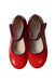 A Red Flats from Jacadi in size 5T for girl. (Back View)