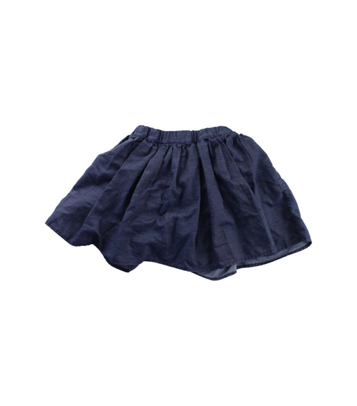 A Blue Short Skirts from Global  Work in size 5T for girl. (Front View)
