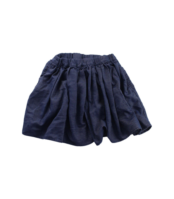 A Blue Short Skirts from Global  Work in size 5T for girl. (Back View)