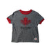 A Grey Short Sleeve T Shirts from Roots in size 4T for boy. (Front View)