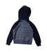 A Grey Zippered Sweatshirts from Roots in size 4T for boy. (Back View)