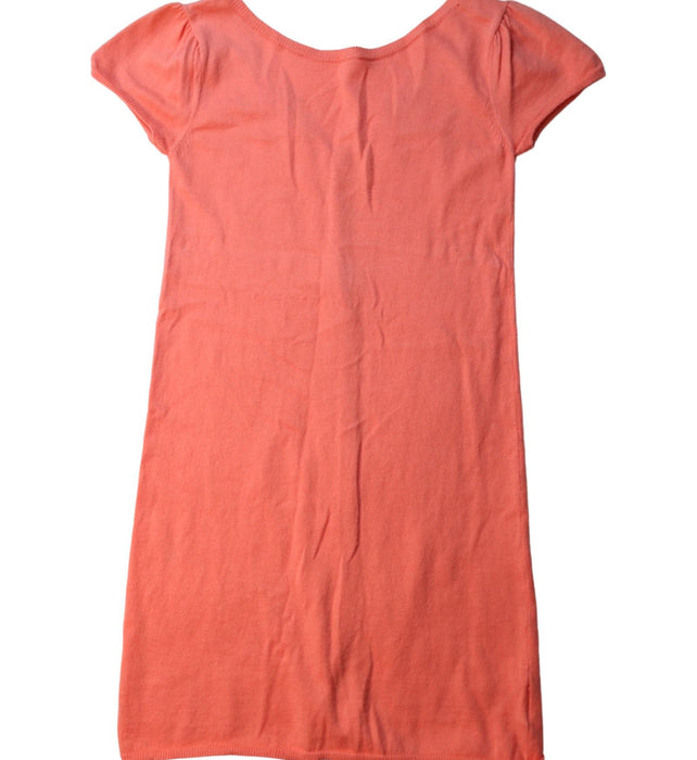 A Orange Short Sleeve Dresses from Excuse My French in size 8Y for girl. (Back View)