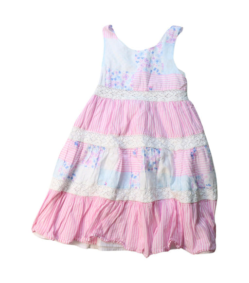 A Multicolour Sleeveless Dresses from Tommy Bahama in size 6T for girl. (Front View)