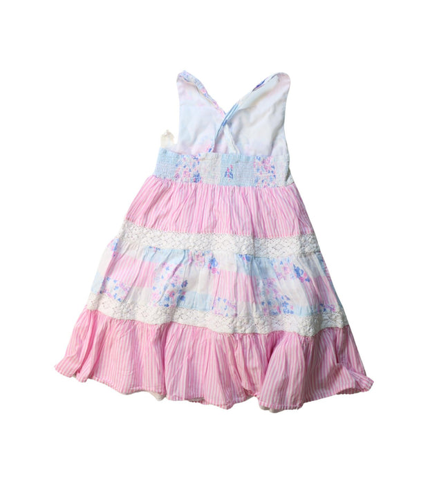 A Multicolour Sleeveless Dresses from Tommy Bahama in size 6T for girl. (Back View)