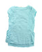 A Blue Short Sleeve Tops from Deux par Deux in size 5T for girl. (Back View)