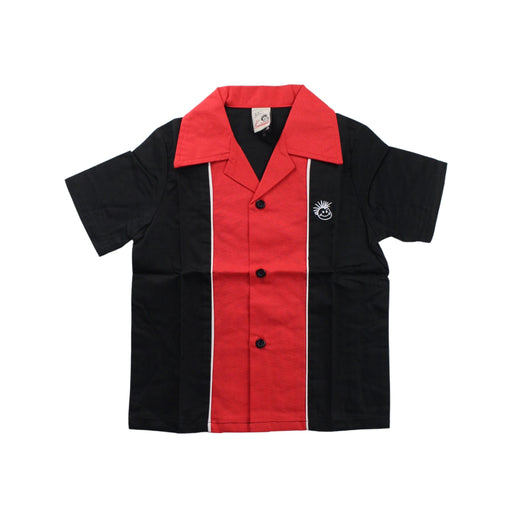 A Black Short Sleeve Shirts from Knuckleheads in size 2T for boy. (Front View)