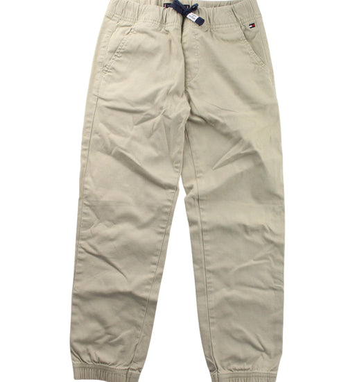 A Beige Casual Pants from Tommy Hilfiger in size 8Y for boy. (Front View)