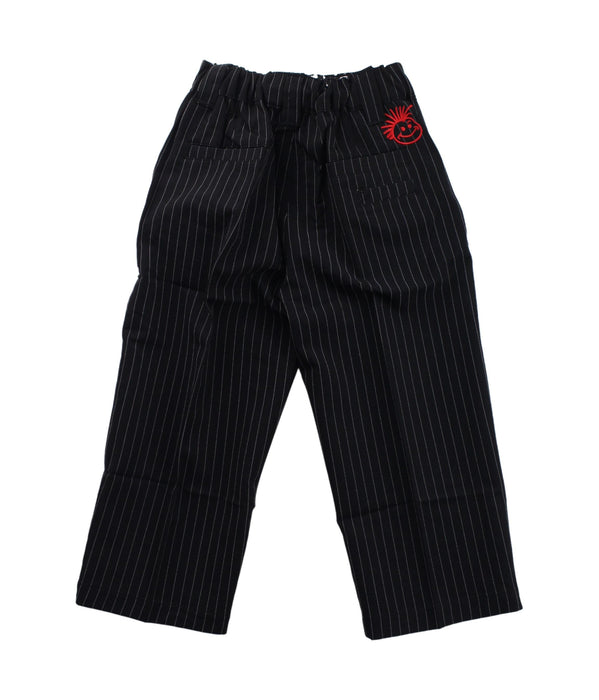 A Black Casual Pants from Knuckleheads in size 3T for boy. (Back View)