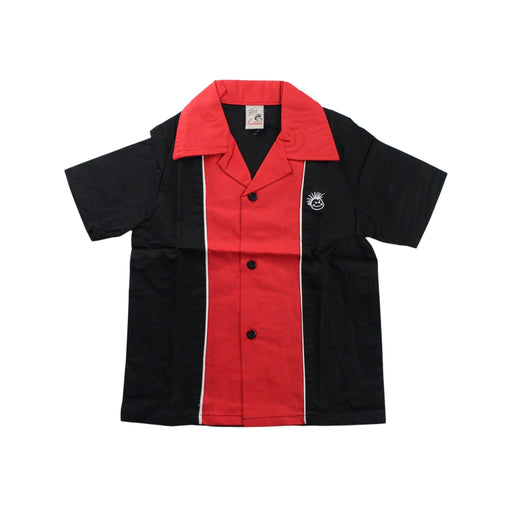 A Black Short Sleeve Shirts from Knuckleheads in size 3T for boy. (Front View)