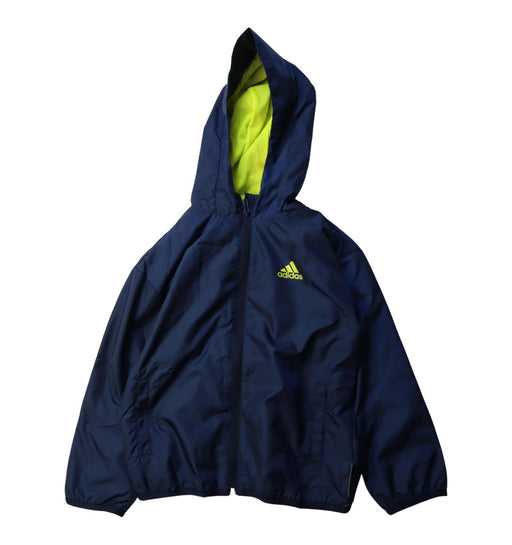 A Navy Lightweight Jackets from Adidas in size 5T for boy. (Front View)