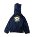 A Navy Lightweight Jackets from Adidas in size 5T for boy. (Back View)