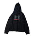 A Black Hooded Sweatshirts from Under Armour in size 10Y for boy. (Front View)